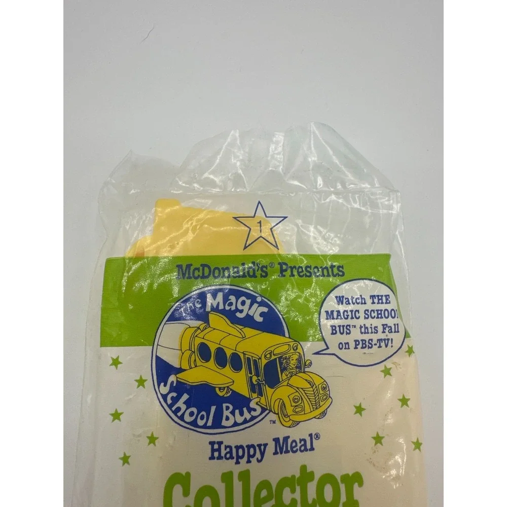 1994‎ McDonald's Magic School Bus Collector Card Kit Sealed Happy Meal Toy #1